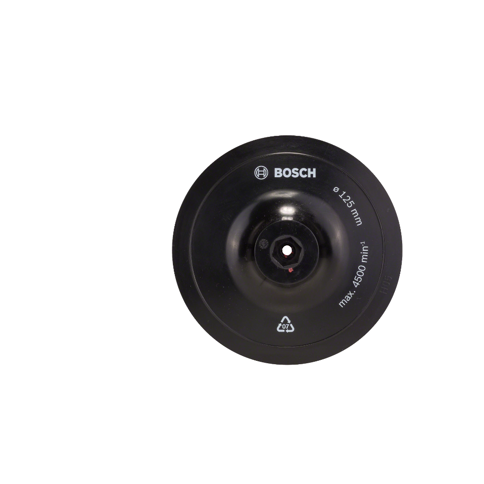 [BOAC1609200154] STEUNPADS VOOR BOORMACHINES MET HAAKSE LUSBEVESTIGING Ø125MM
