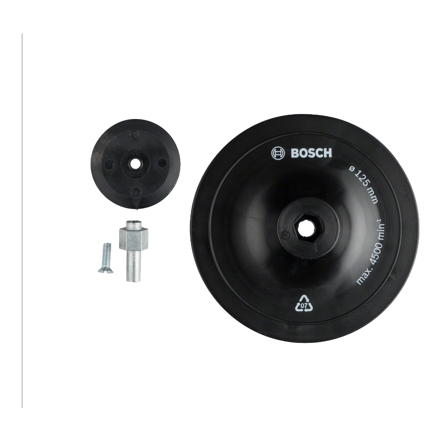 STEUNPADS VOOR BOORMACHINE Ø125MM