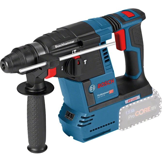 ACCUBOORHAMER MET SDS PLUS GBH PRO 18V-26