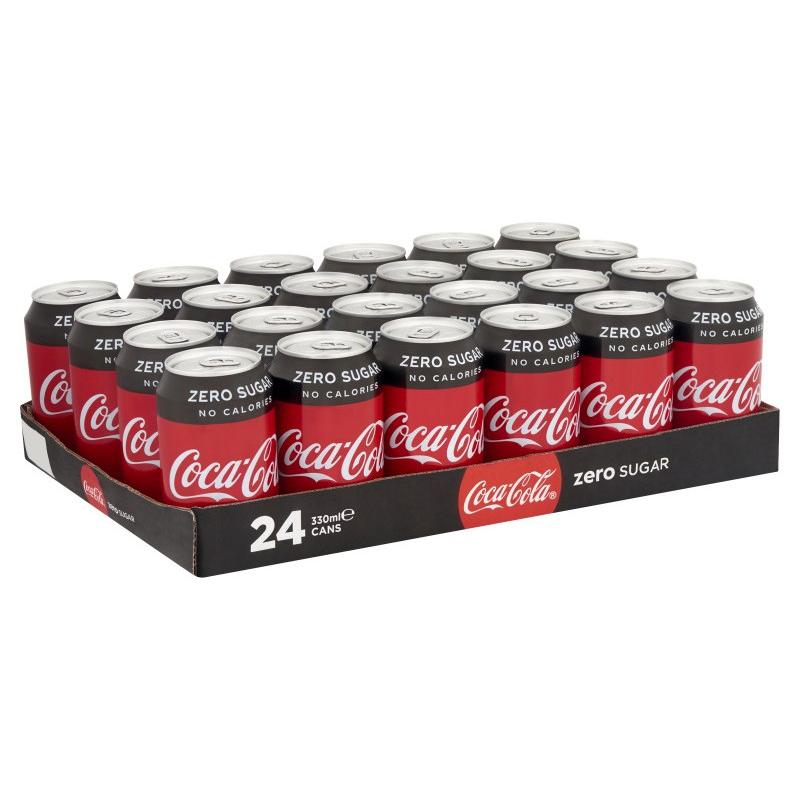 COCA COLA ZERO 33CL PLATEAU /24