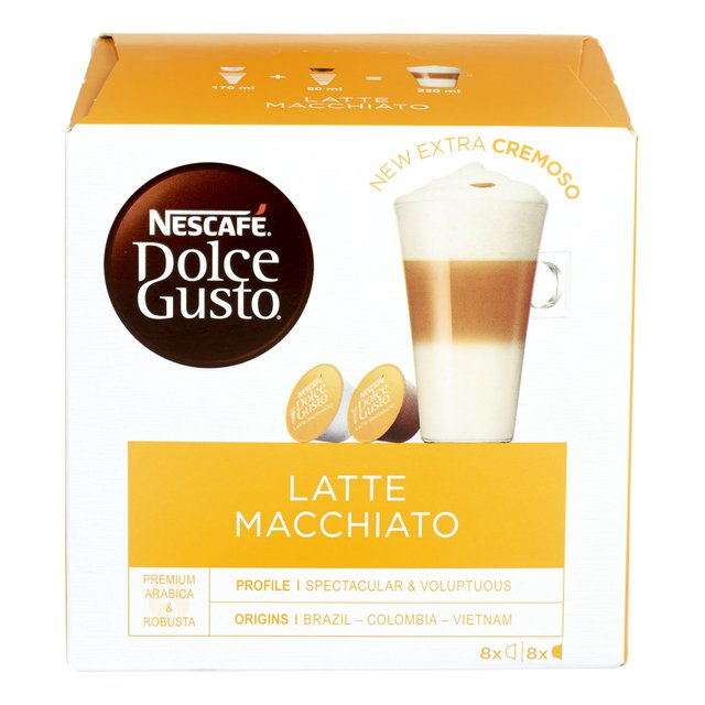 [CATCAF.055] DOLCE GUSTO LATTE MACCHIATO 16 CUPS ./6 BOITES