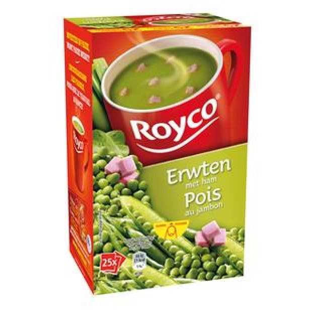 [CATSOUP.010] ROYCO SOEP ERWTEN HAM /25 /2BOX