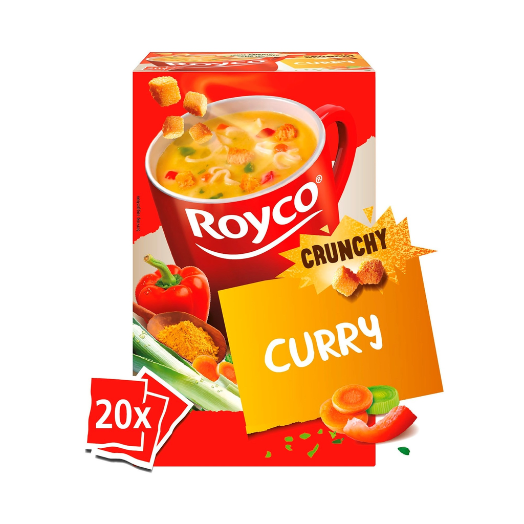 [CATSOUP.025] ROYCO SOEP CURRY CRUNCHY /20 /2BOX