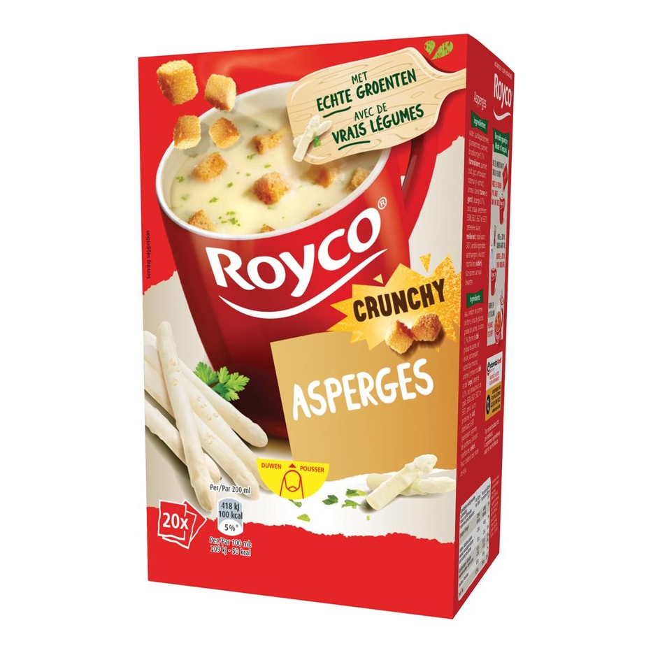 [CATSOUP.045] ROYCO SOEP ASPERGE CRUNCHY /20 /2BOX