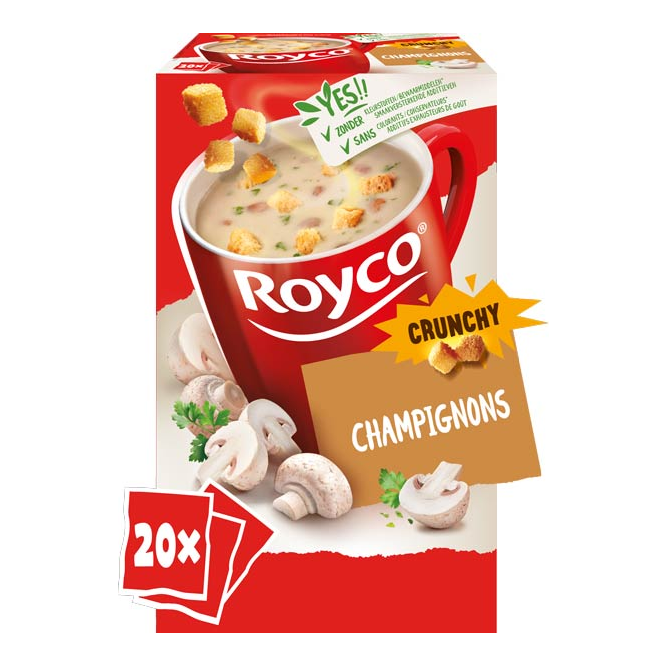 [CATSOUP.060] ROYCO SOEP CHAMPIGNONS CRUNCHY /20 /2BO