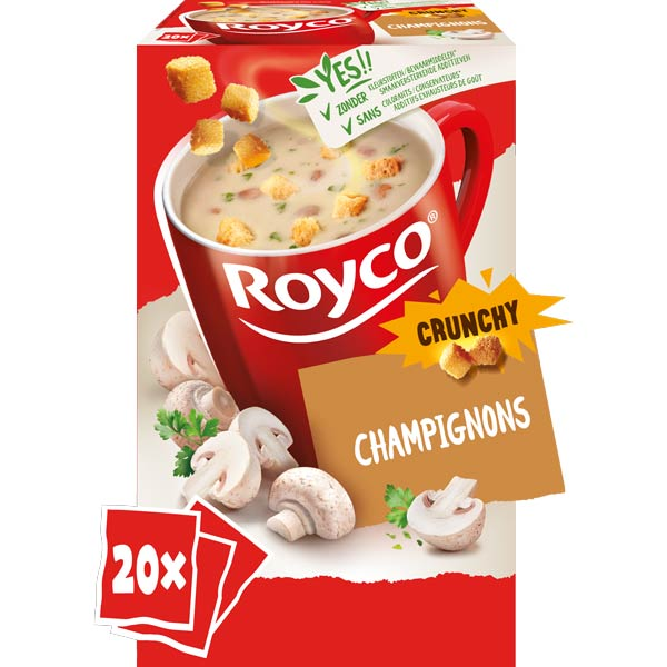 [CATSOUP.060] ROYCO SOEP CHAMPIGNONS CRUNCHY /20 /2BO
