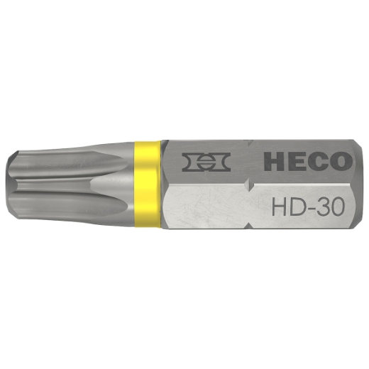 EMBOUTS POUR VIS HECO TOPIX PLUS - HD-30 JAUNE