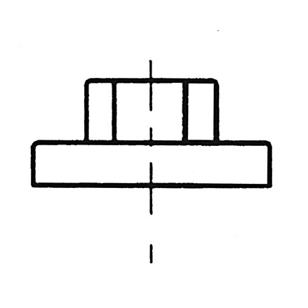 BOUCHON POUR VIS RAL 7012 SW10 /100