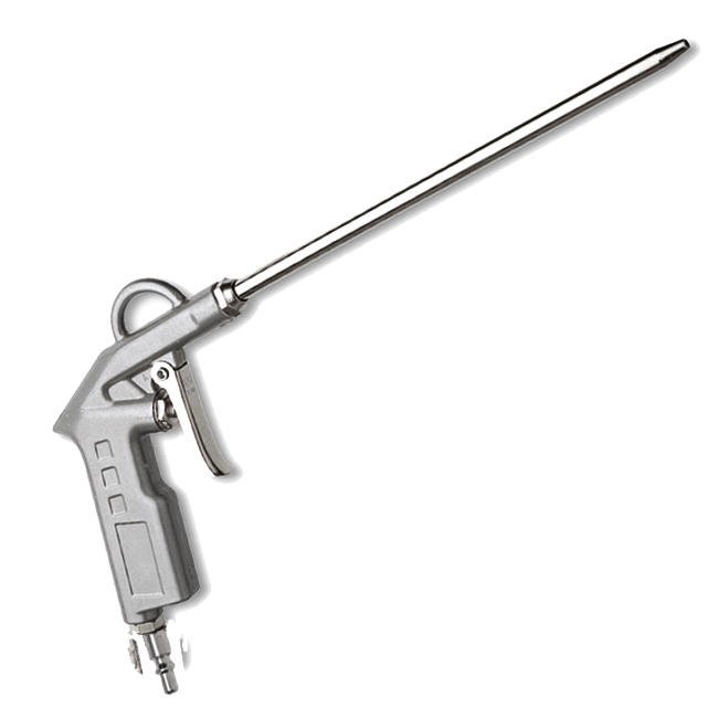 [DECOM.0120] BLAASPISTOOL MET LANGE BEK