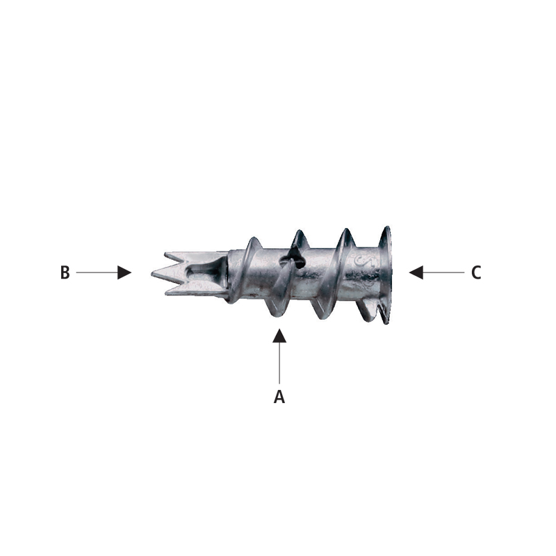 [FISSP.030] CHEVILLE METALLIQUE PLACOPLATRE 1/100