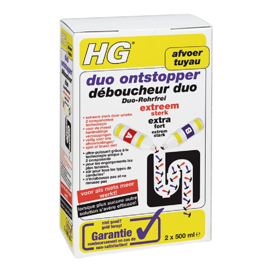 [HG343100104] HG DEBOUCHEUR DUO EXTRA FORT 1L