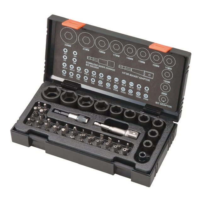 [HI752500] JEU DE DOUILLES ET D'EMBOUTS 41 PIECES