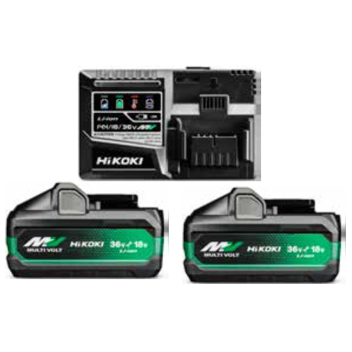 [HIUC18YSL3] BOOSTERPACK 1X CHARGEUR + 2X BAT 18V-36V (18V-8,0AH / 36V-4,0AH)