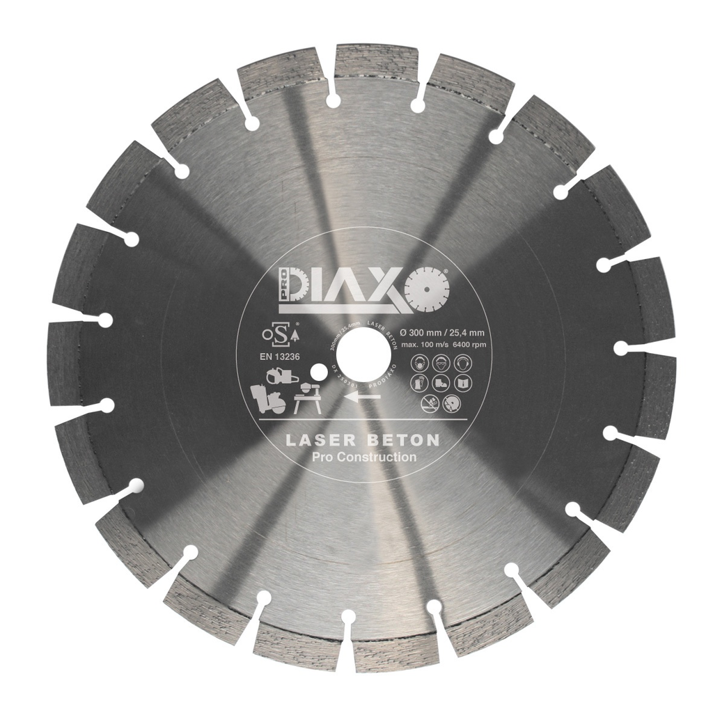 LAME DIAMANT LASER BETON Ø500X25.4X10MM