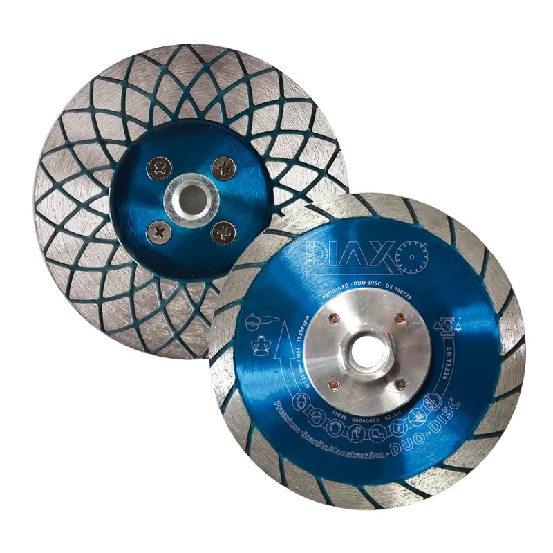 MEULE DUO DISC PIERRE NATURELLE Ø 125X14MM