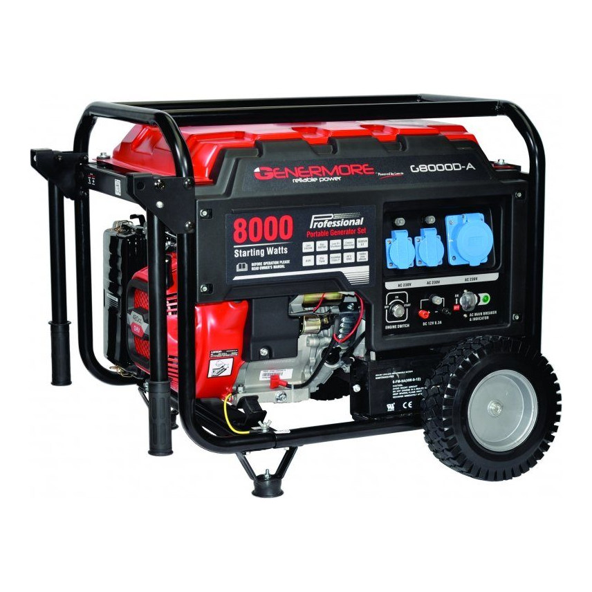 [MAGR.315] STROOMGENERATOR BENZINE G8000D-A 6500W