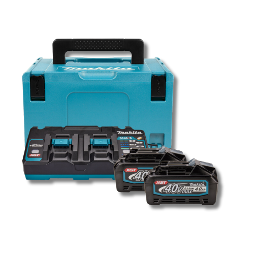 [MAK191U00] PACK MAKITA DOUBLE CHARGEUR + 2 BATT 4.0