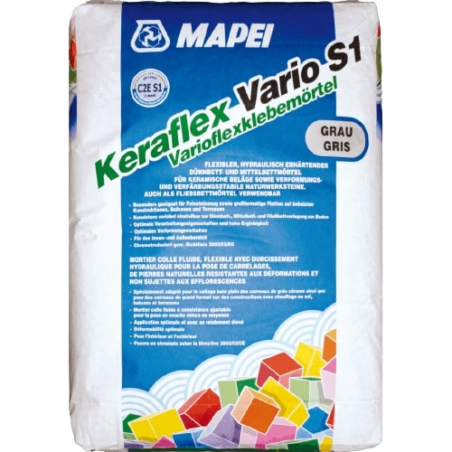 [MAPEKERAFLEX.010] KERAFLEX VARIO S1 25KG GRIS 1/40
