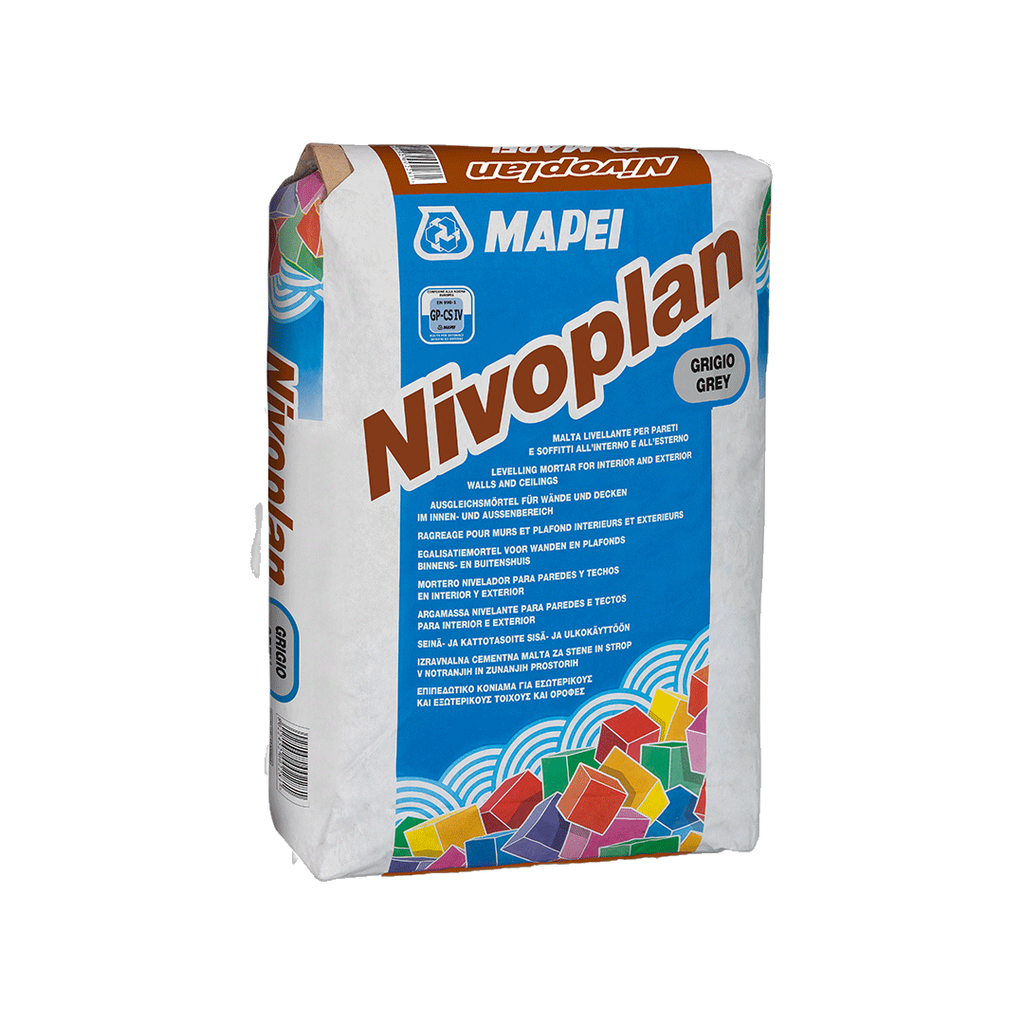 MORTIER RAGREAGE NIVOPLAN GRIS 25KG 1/50PAL