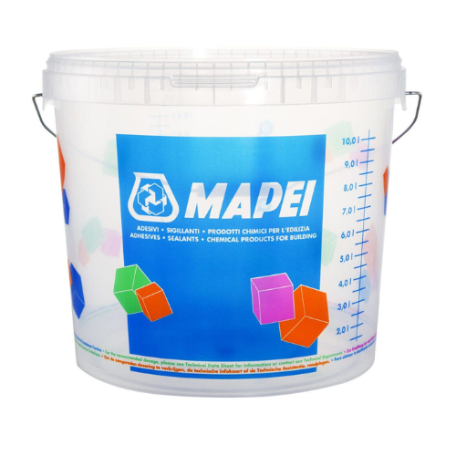 [MAPESEAU] PVC-EMMER TRANSPARANT 10L MET MAATVERDELING /1