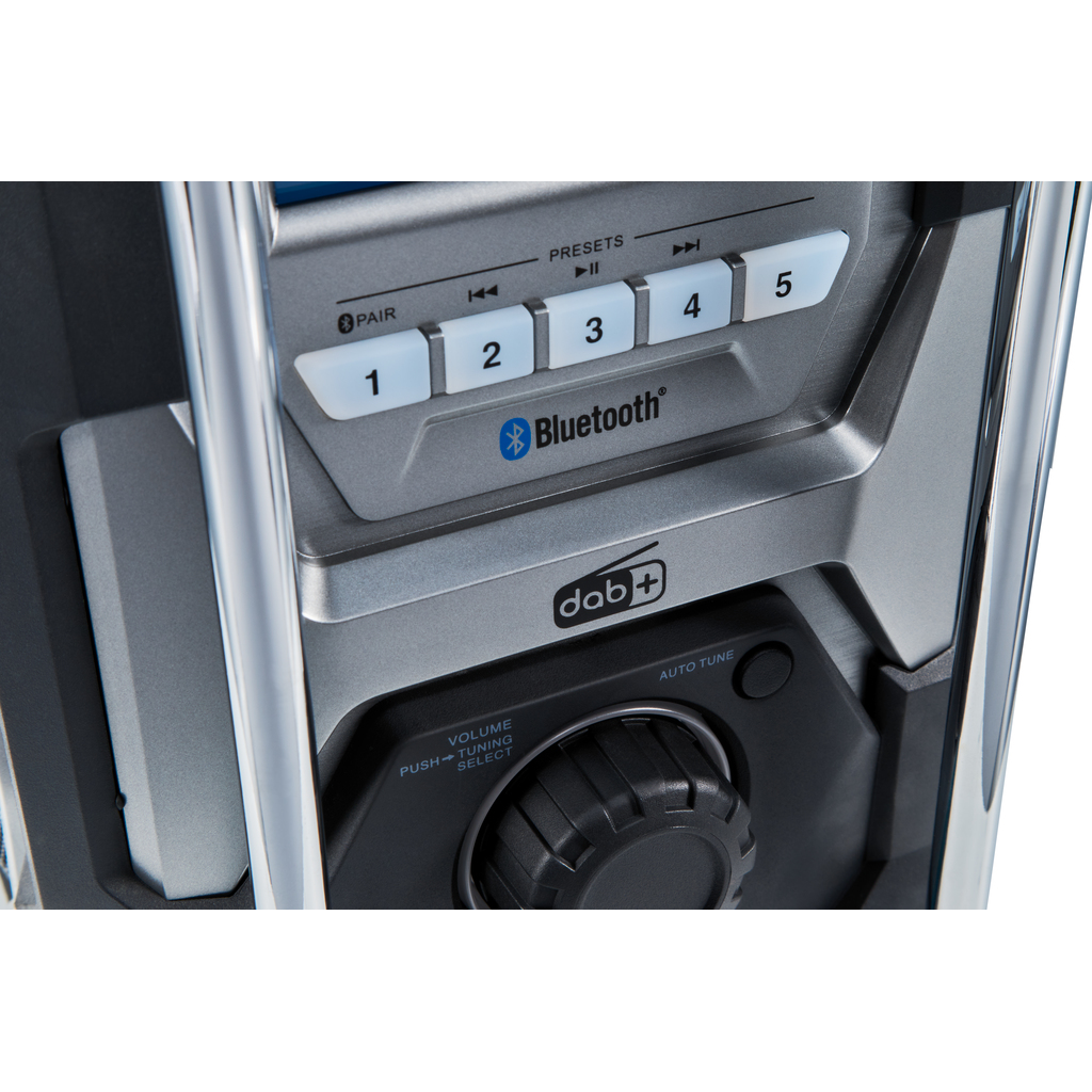 RADIO DE CHANTIER FM DAB+ BLUETOOTH 14.4-18V 83,6DB