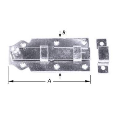 VERROU DE BATIMENT MODELE LARGE 100MM