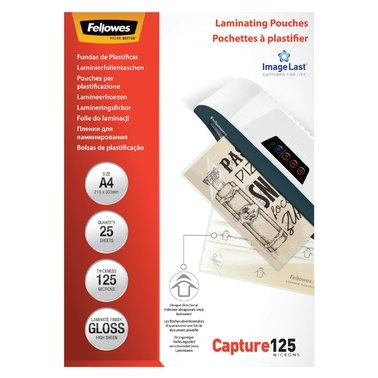 COUVERTURE DE LAMINATION FELLOWES A4 125