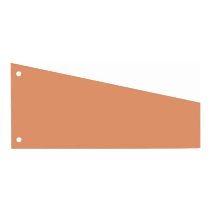[OFFIC.077] BANDE DE CLOISON OXFORD TRAPEZIUM 240X10 5/55MM 190GR ORANGE