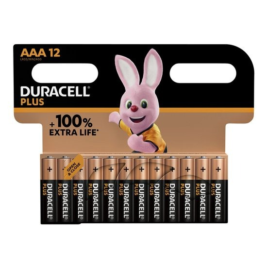 [OFFIC.096] BATTERIJ DURACELL PLUS POWERBOOST AAA 8ST