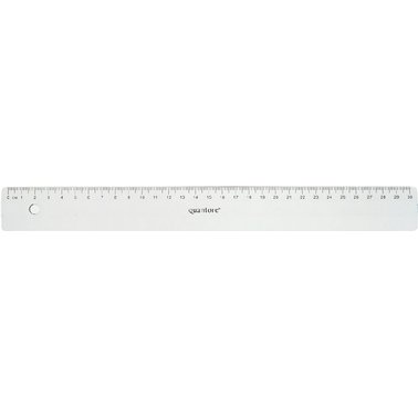 LATTE QUANTORE 30CM PLASTC TRANSPARANT