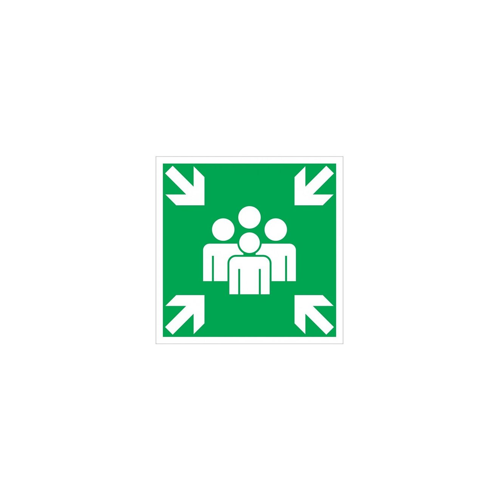 [OFFIC.164] PICTOGRAM VERZAMELPLAATS- PP - 600 x 600 MM