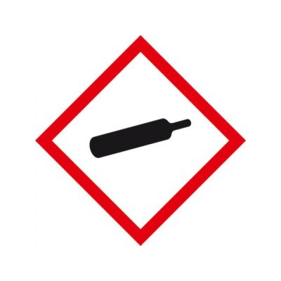 [OFFIC.170] PICTOGRAM : GASHOUDER ONDER DRUK - PP 150 MM