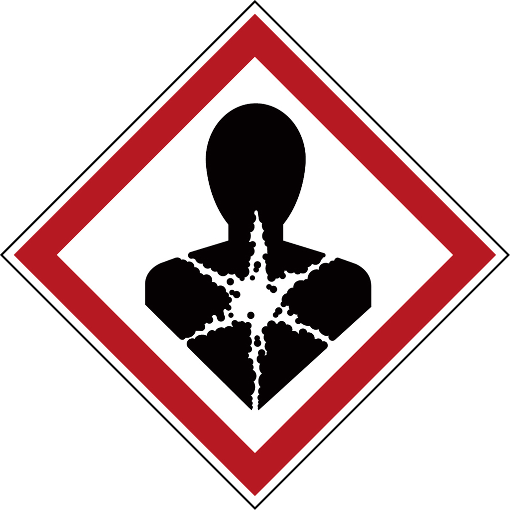PICTOGRAM KANKERVERWEKKEND - GHS08 - PP 150 MM