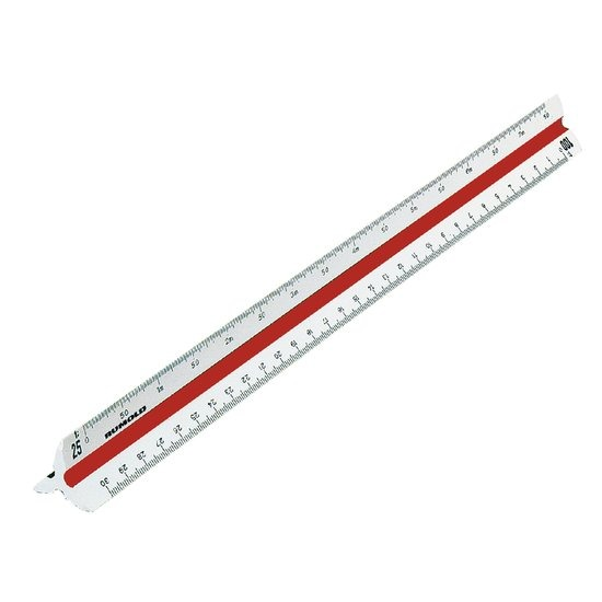 [OFFIC.191] SCHAALSTOK RUMOLD 150/30 DIN 1:2,5/5/10/ 20/50/100