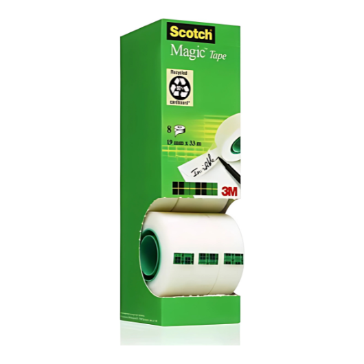 PLAKBAND ONZICHTBAAR SCOTCH MAGIC 810 19MMX33M /8