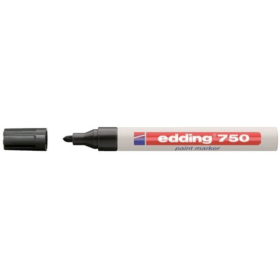 [OFFIC.199] VILTSTIFT EDDING 750 LAKMARKER ROND 2-4 MM ZWART
