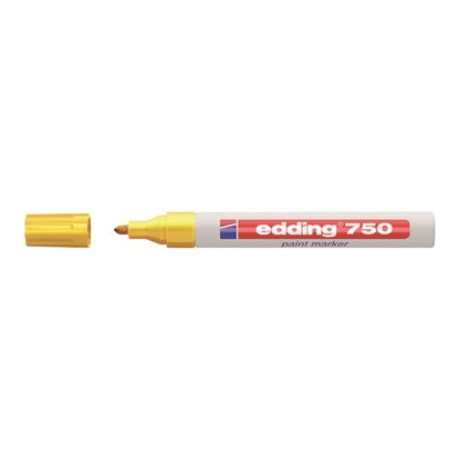 MARQUEUR EDDING 750 PEINTURE ROND 2-4 MM JAUNE