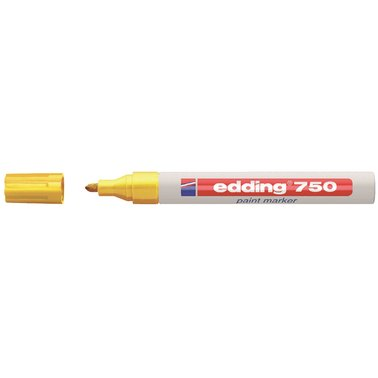 [OFFIC.292] MARQUEUR EDDING 750 PEINTURE ROND 2-4 MM JAUNE
