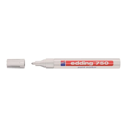 [OFFIC.293] VILTSTIFT EDDING 750 LAKMARKER ROND 2-4 MM WIT