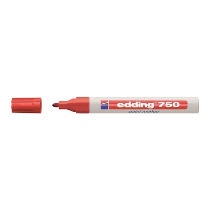[OFFIC.294] VILTSTIFT EDDING 750 LAKMARKER ROND 2-4 MM ROOD