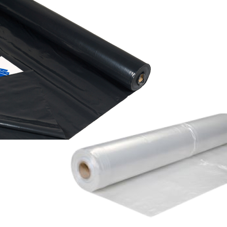 [OUPL02040] PLASTIEKFOLIE 0.2MM 4X75M ZWART