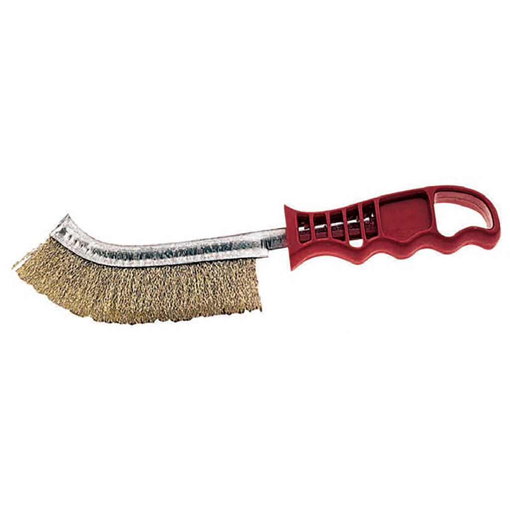 STAALDRAADBORSTEL KUNSTSTOF 26CM PVC