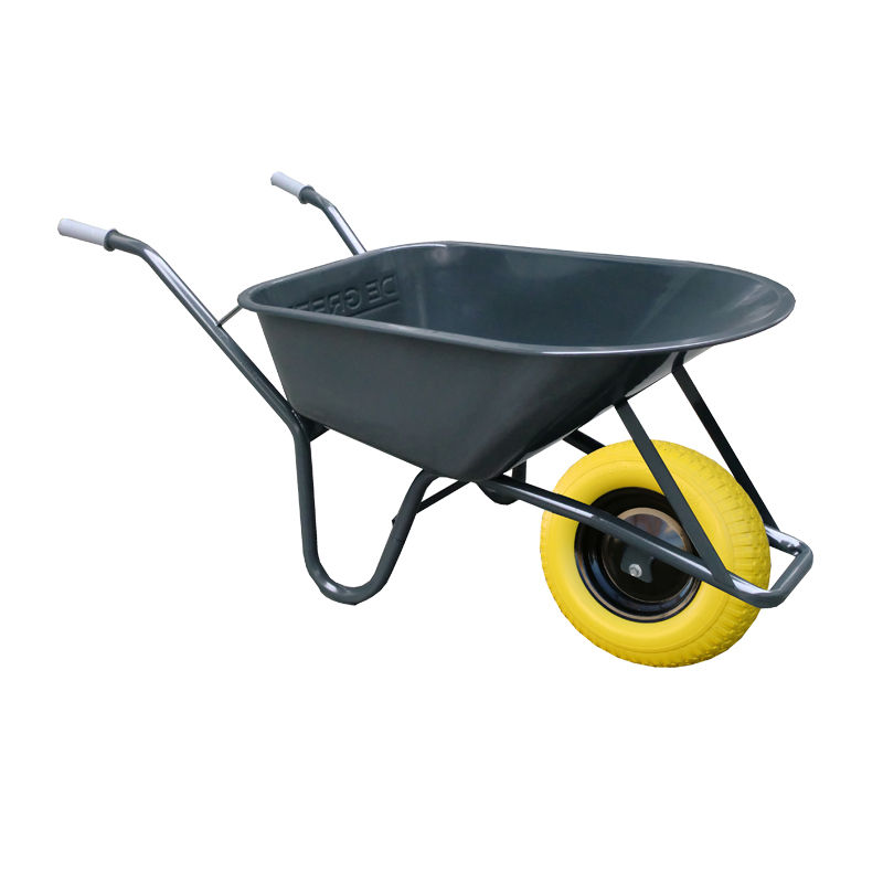 BROUETTE 85L ROUE JAUNE INCREVABLE MTC METAL