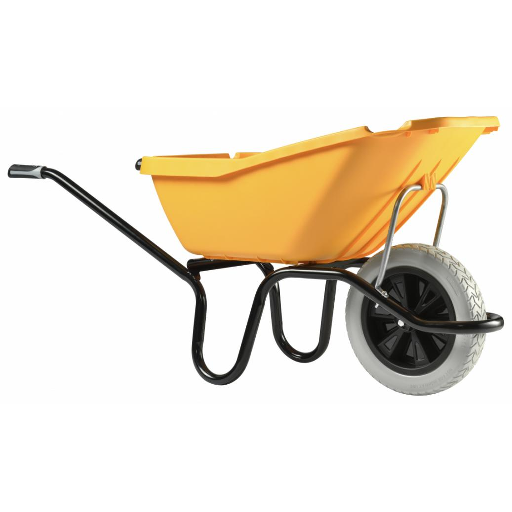 BROUETTE 80L ROUE JAUNE MTC RENFORCE