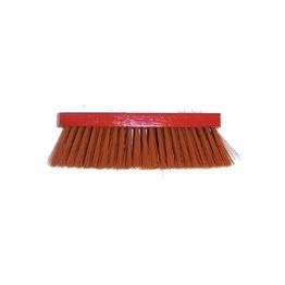 BROSSE DE RUE ROUGE 30CM