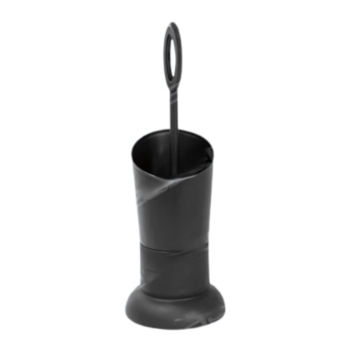 BROSSE DE TOILETTE AVEC SUPPORT NOIR