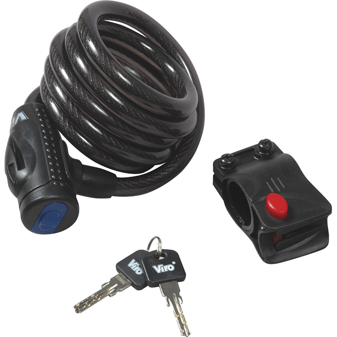 SPIRAALSLOT 1,2MX10MM MET SLEUTEL GEVLOCHTEN KABEL