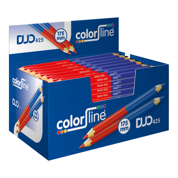 [PMCRMA.040] CRAYON DE MENUISIER ROUGE-BLEU 1/100