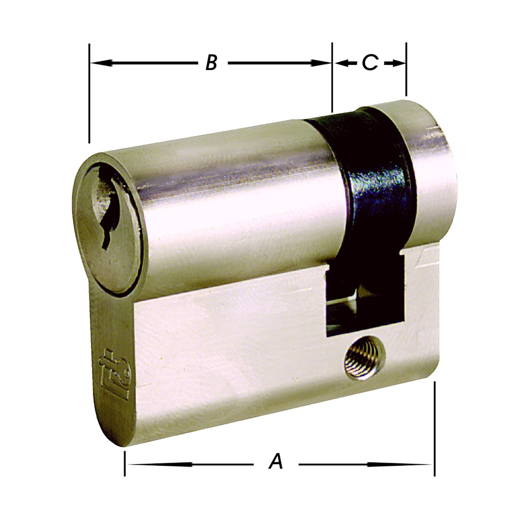 [PMCYLIN.050] CYLINDRE AVEC CLE UNIQUE 30X30 MM X60MM