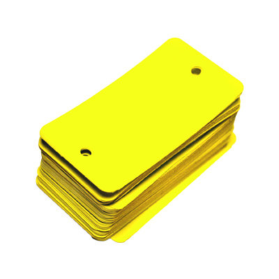 [PMET.005/100] ETIKET GEEL 55X080MM/0.2MM/100ST